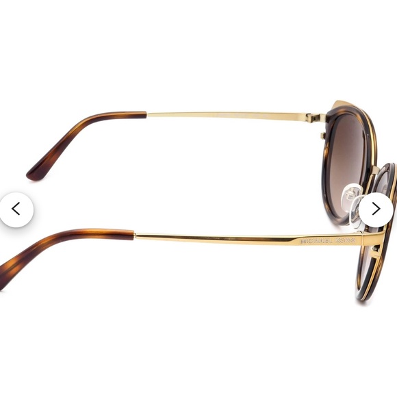 Michael Kors  Sunglasses MK 1029 Charleston Brown Cateye Shape Tortoise - Picture 5 of 12